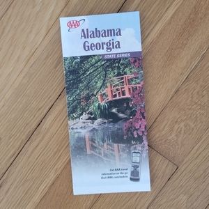 AAA 2011 Alabama and Georgia map